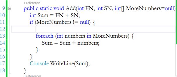 specifying parameter