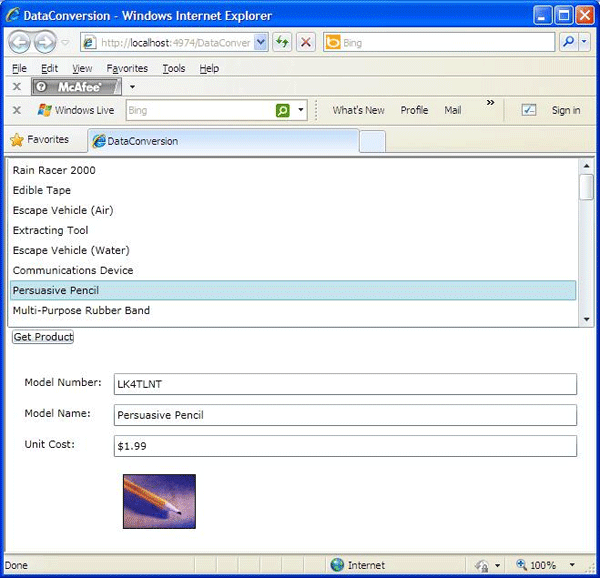 Performing Data Conversion with Value Converter Class in Silverlight