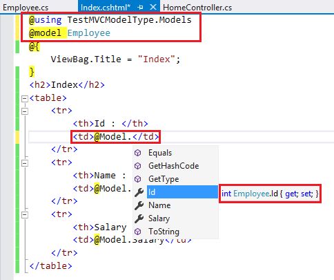 Asp Net Mvc Views Dynamic Strongly Typed Views Part