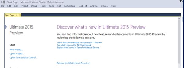 تحميل Visual Studio Ultimate 2015 Preview Ultimate%202015%20preview