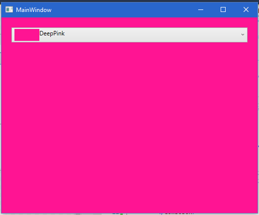 Apply ComboBox Selected Color To The Forms Background Color In WPF