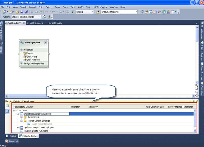 Implementing Crud Operation In Mysql Using Entity Framework