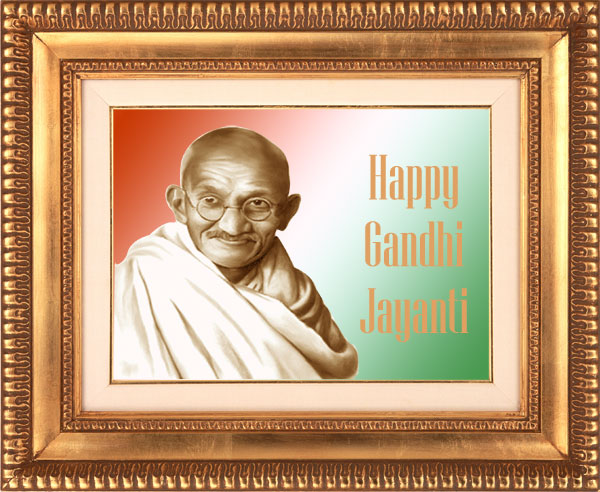 Happy Gandhi Jayanti Oct 2