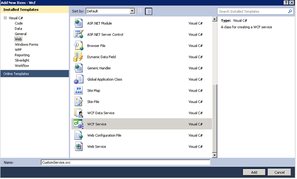 Hosting Wcf Service In Iis Windows 7