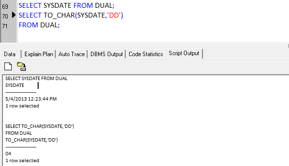 oracle s equivalent in oracle we can use the to char function or the ...