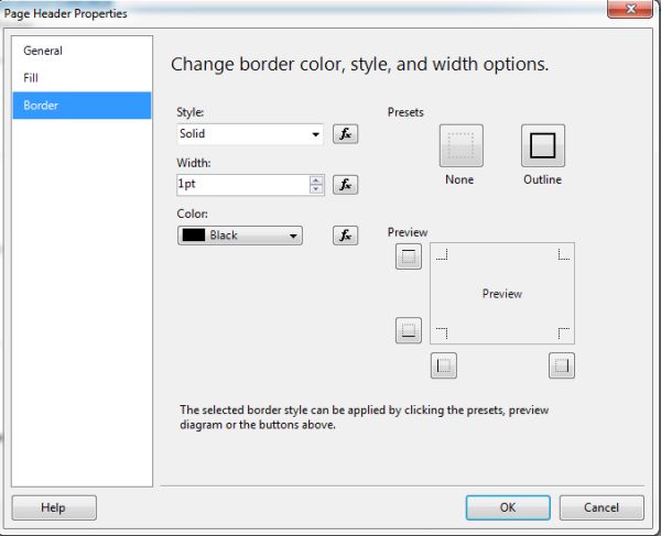 border properties