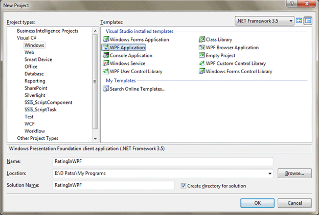 WPF Toolkit directory.