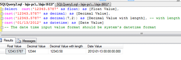 Convert Float Value To Varchar In Sql Server 2008 Sql Varchar Float 