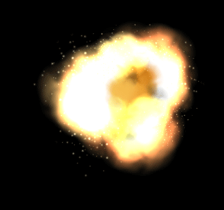 earth exploding gif