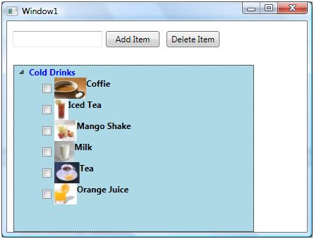 a TreeView control in WPF