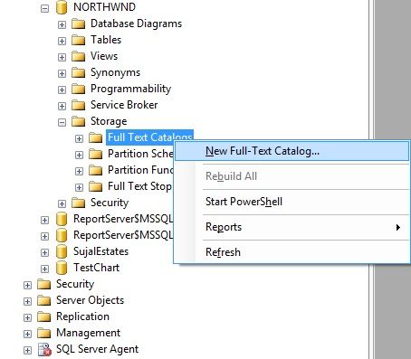 Sql Server 2008 Contains Full Text Search