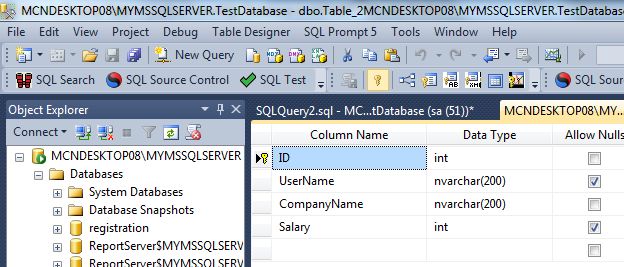 Sql Create Table Datetime Example