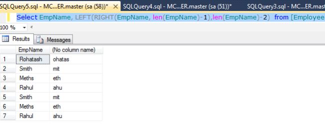 Left Trim Sql 2008