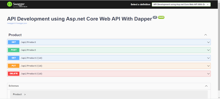 API Development Using Dapper And Microsoft Asp NET Core Web API