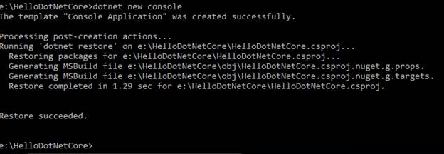 Working With ASP NET Core From Command Line