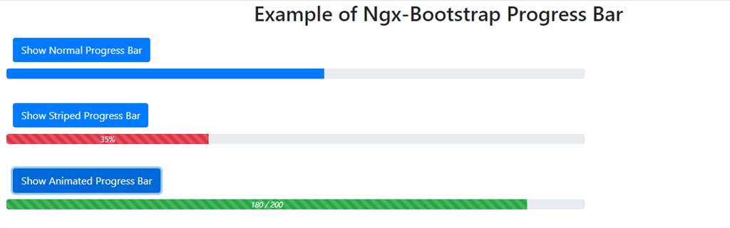 Create Progress Bar Using Ngx Bootstrap In Angular 8