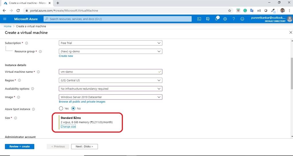 How To Create Virtual Machine In Azure