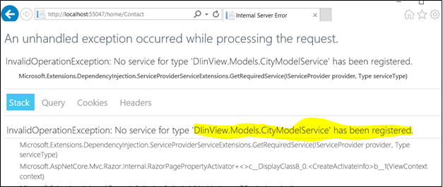 Dependency Injection Into Views In Asp Net Core Mvc