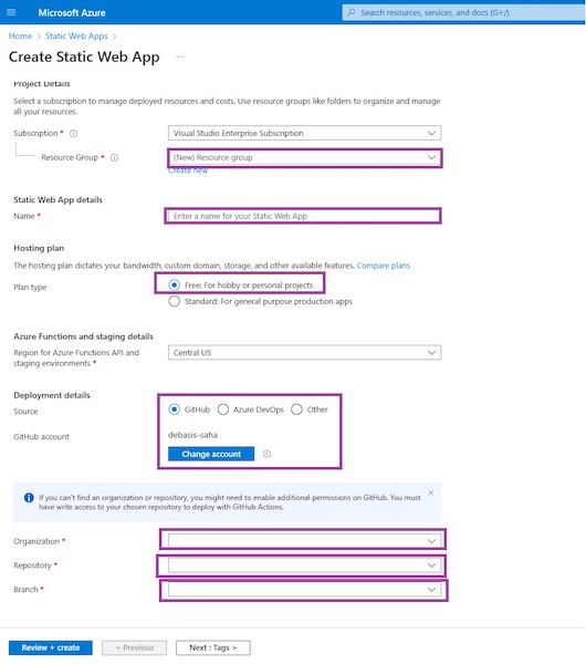 Develop A Blazor Web Assembly App With Azure Function And Deploy As A