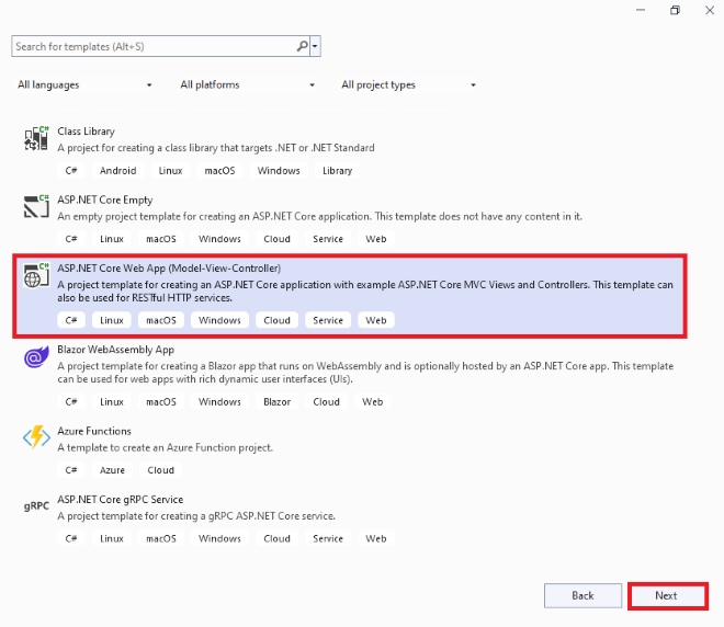 How To Create Asp Net Core Mvc Application