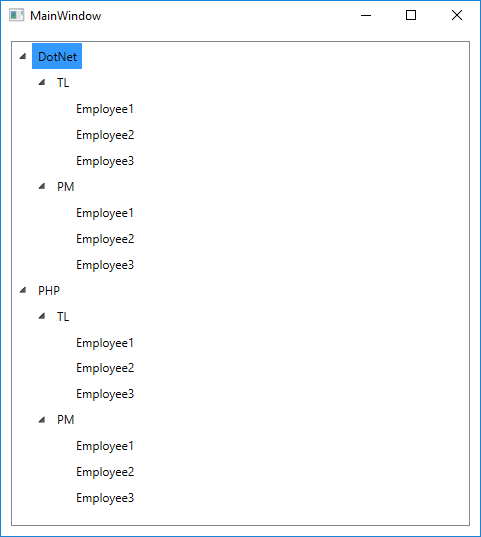 Populating Hierarchical Data In Treeview In Wpf Using Mvvm