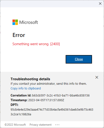 Outlook Something Went Wrong In Outlook