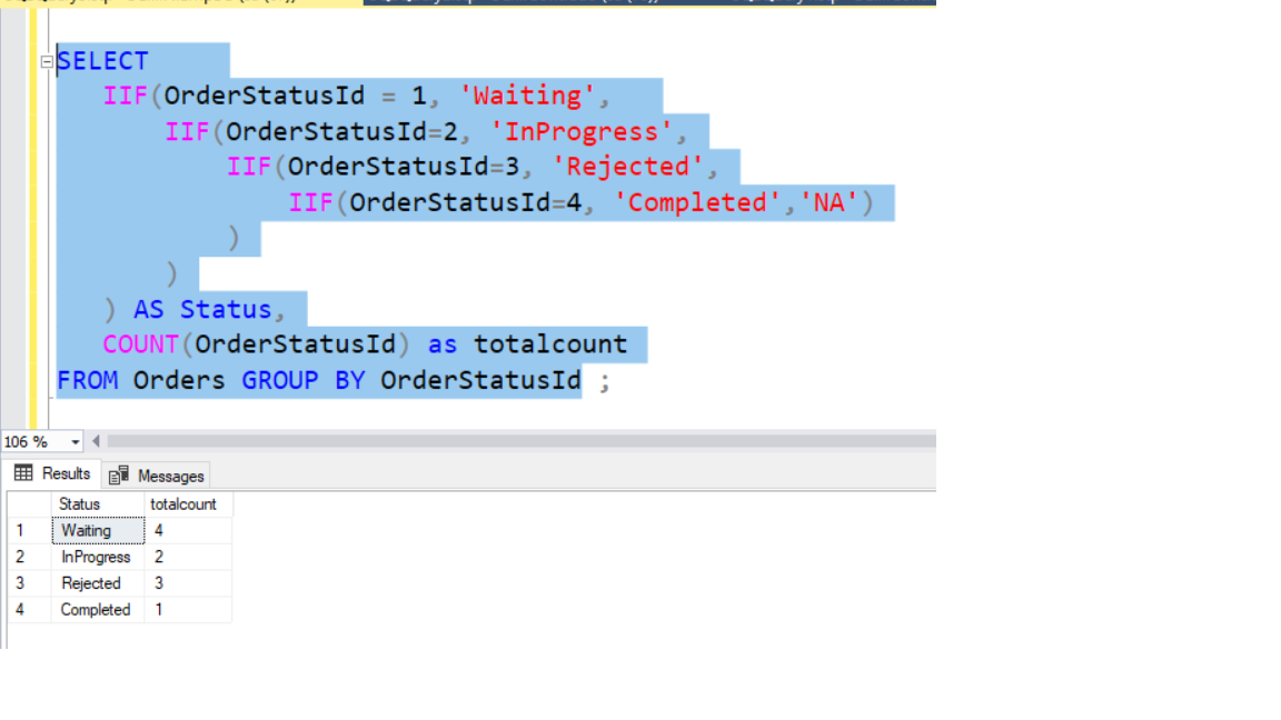 SQL Server IIF Logical Function With Example