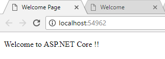 Configuring Startup Page In Asp Net Core