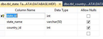 Cascading A DropDownList With Another DropDownList in ASP.Net