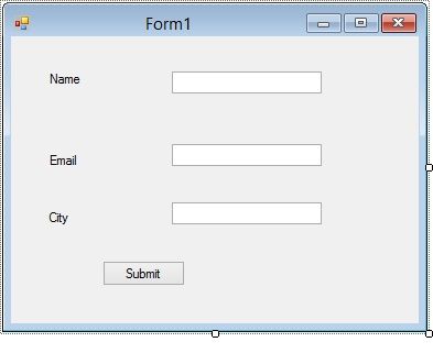 Pass Data From One Window Form To Another Window Form Application Using C#