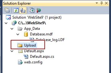 upload image file and save in database in asp net using c#