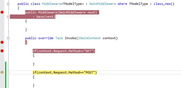 OWIN Middleware Using C# .NET