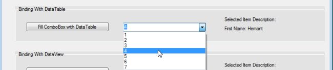 Programmatically Binding DataSource To ComboBox In Multiple Ways