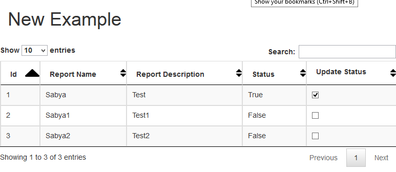 Update Database On CheckBox Change Checked Unchecked Using