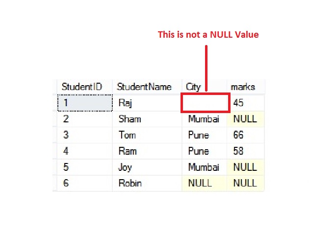 SQL For Beginners NULL Values