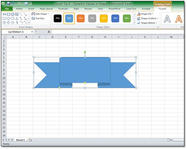 shape sheets for excel