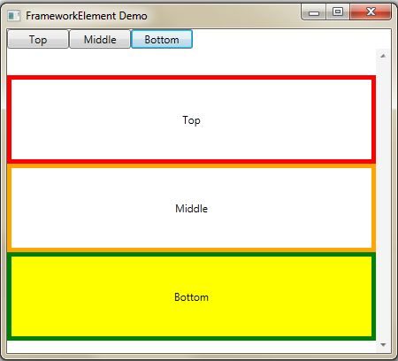 FrameworkElement Class in WPF