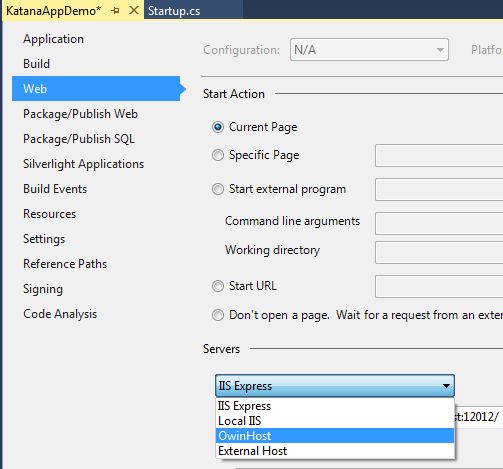 Getting Started With Custom Web Server in Visual Studio 2013 RC