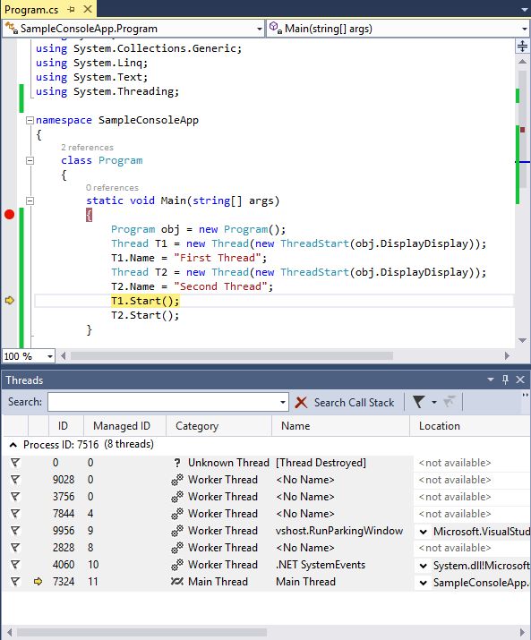 Introducing Debugging Windows in Visual Studio