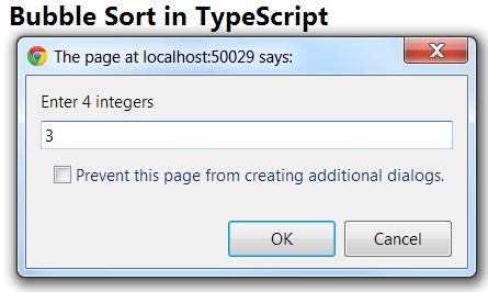 Sorting In TypeScript