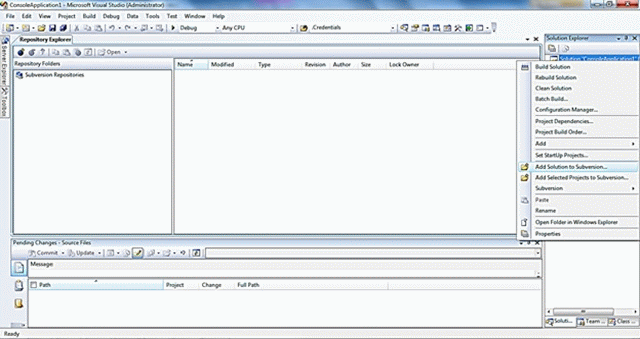 Subversion for Visual Studio