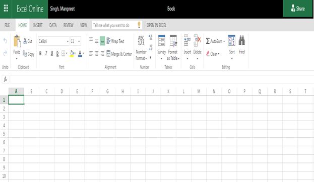 Excel Online in Office 365 and SharePoint 2013