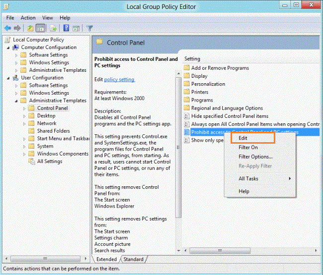 group policy screensaver settings