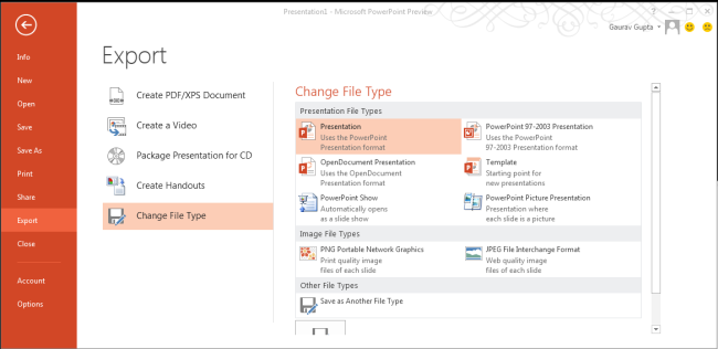 how-to-change-the-file-type-in-powerpoint-2013