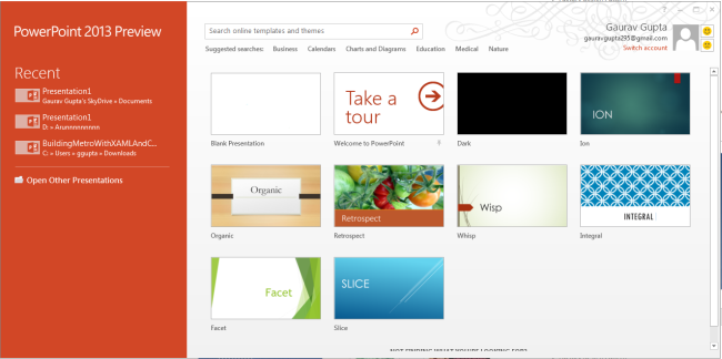 How to Save Document on Cloud in PowerPoint 2013