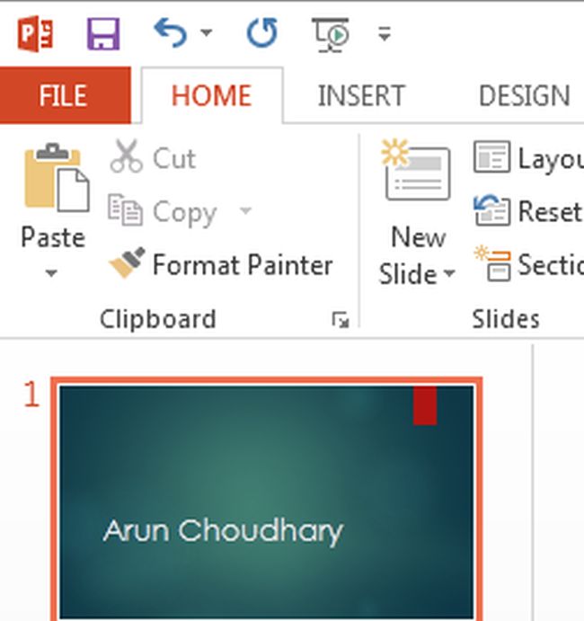 how do you save a presentation in powerpoint 2013