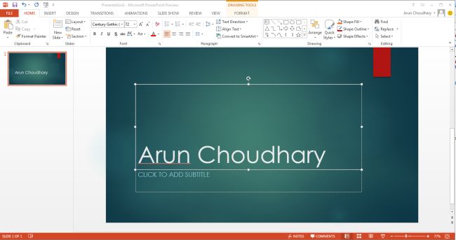 how do you save a presentation in powerpoint 2013