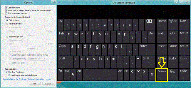 keyboard minimize screen