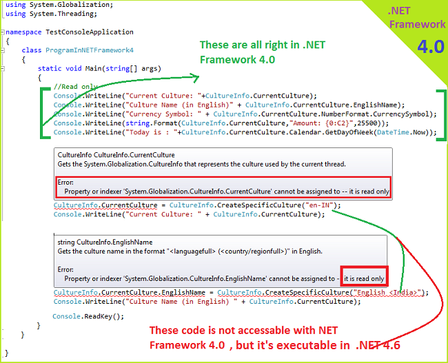 Changes To Base Class Library With .NET Framework 4.6