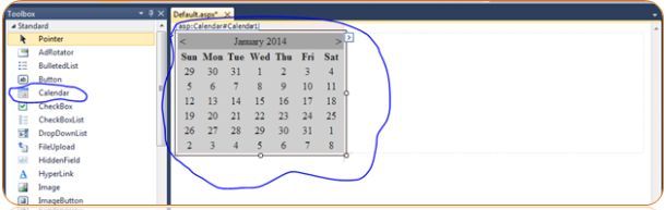 Calendar Control In ASP Net